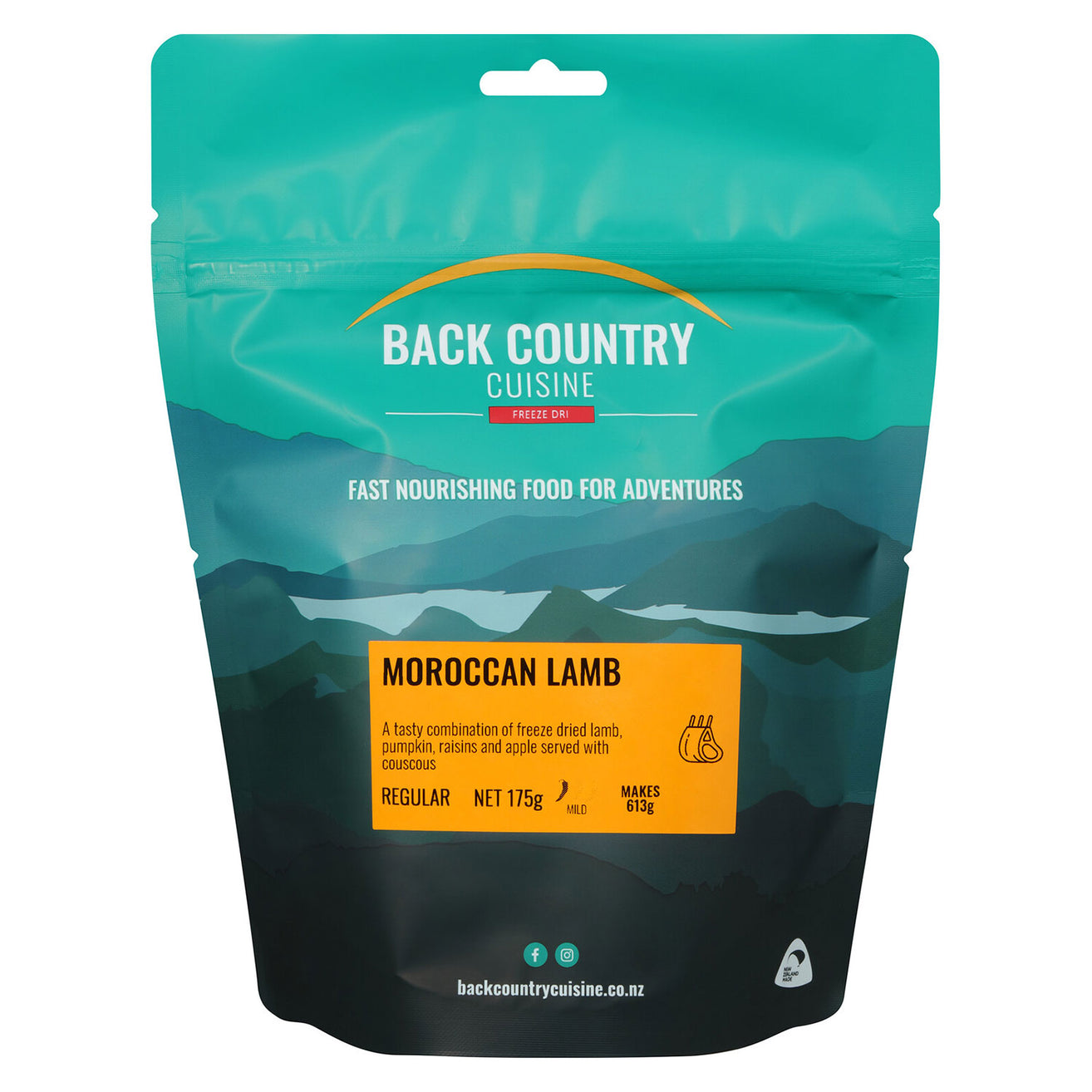 Backcountry Cuisine Moroccan Lamb