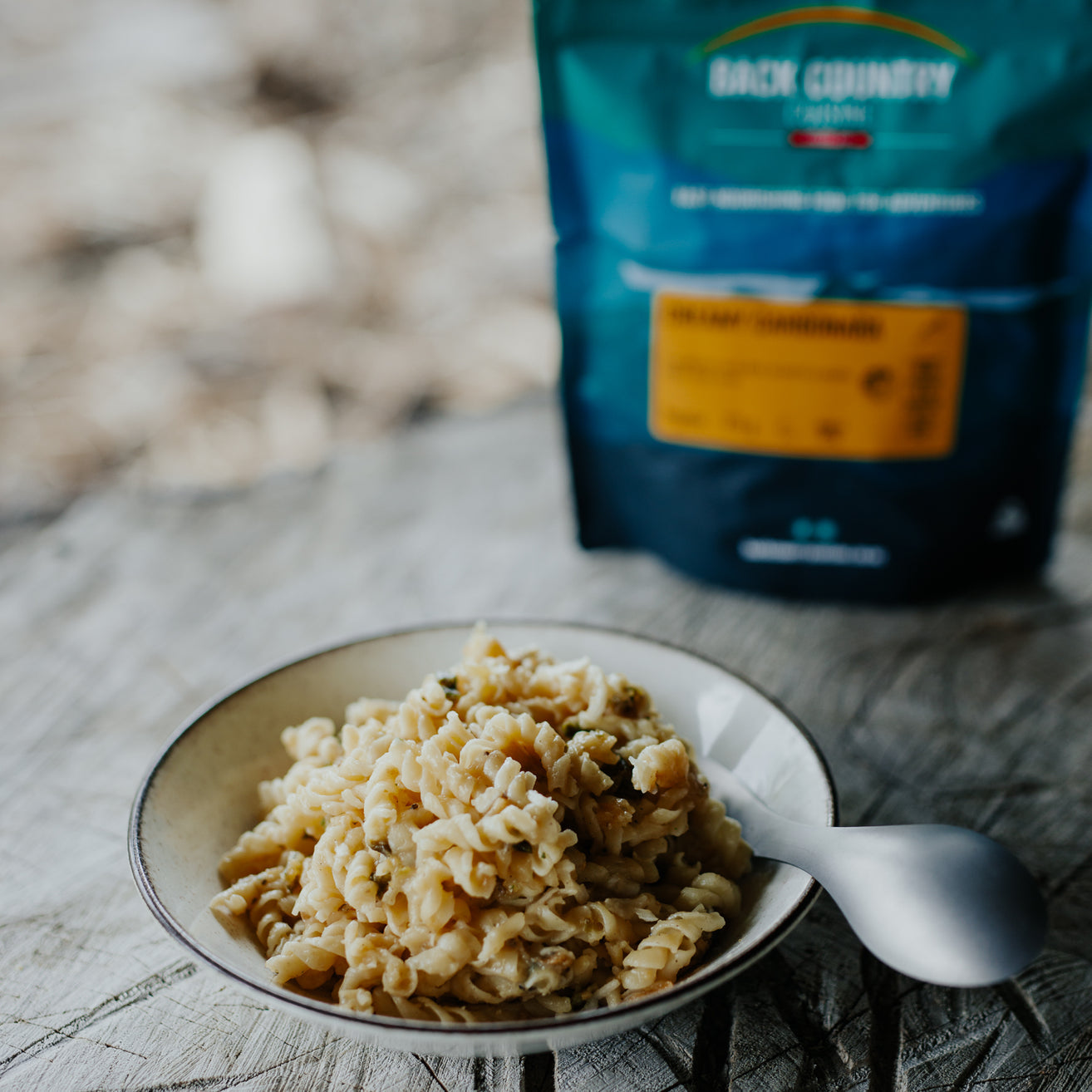 Backcountry Cuisine Creamy Carbonara (GF) (V)