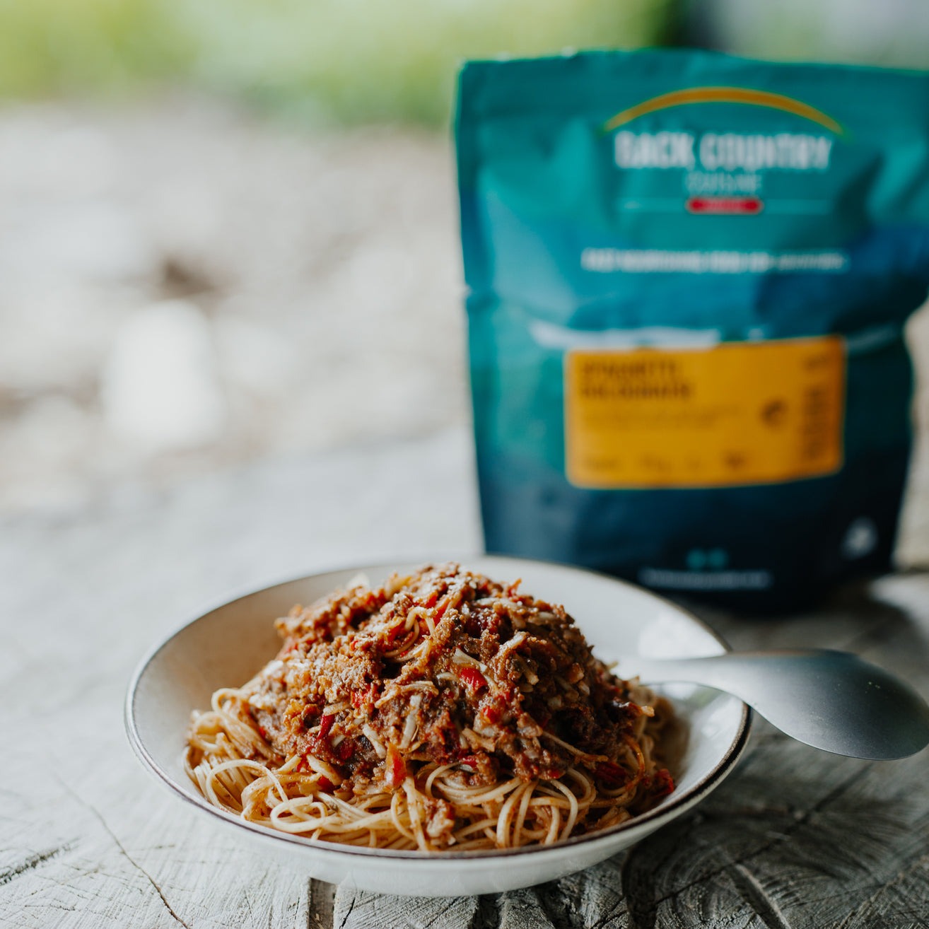 Backcountry Cuisine Spaghetti Bolognaise