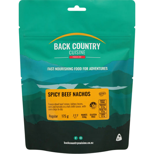 Backcountry Cuisine Spicy Beef Nachos (GF)