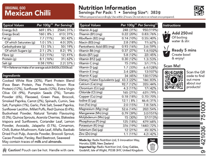 Radix Freeze Dried Meals (V) (GF)