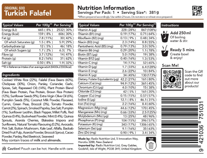 Radix Freeze Dried Meals (V) (GF)