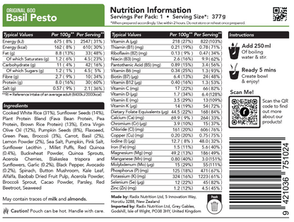 Radix Freeze Dried Meals (V) (GF)